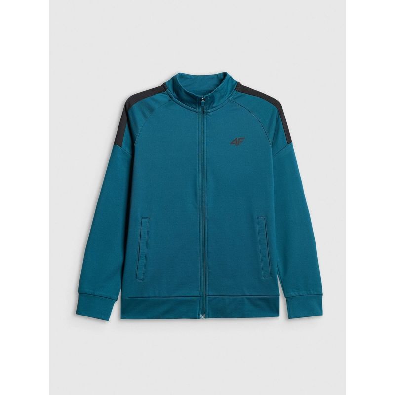 Regular sports sweatshirt without hood for boys 4F 4FJRSS26TFSWM0991-46S 4f