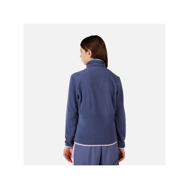 ROSSIGNOL JR STRAWPILE FLEECE FZ children's sweatshirt blue