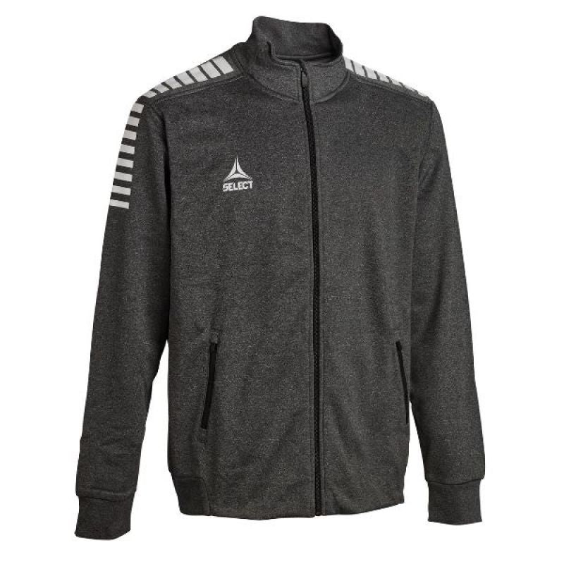 SELECT Monaco Sweatshirt Tren. ZIP grey Clothing/Football/Select Select