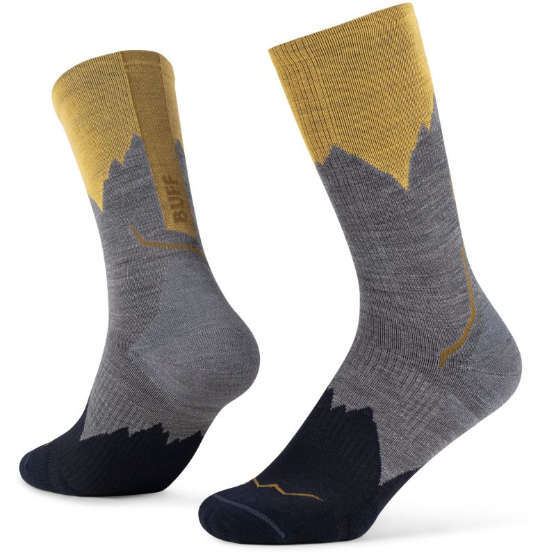 Buff MERINO LIGHTWEIGHT CREW SOCK LWC3 GREY S – Socks