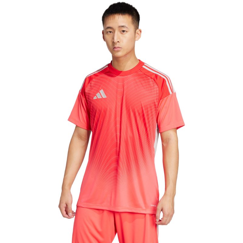 adidas Tiro 25 Competition Jersey Short Sleeve Men's Goalkeeper Shirt Red JI9717 Clothing Your Sports Performance