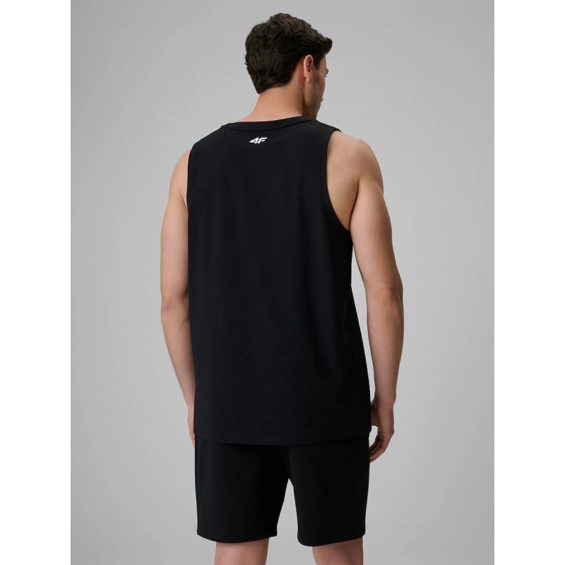 Men's regular sleeveless T-shirt with print 4F 4FRSS26TSLEM331-20S 4f