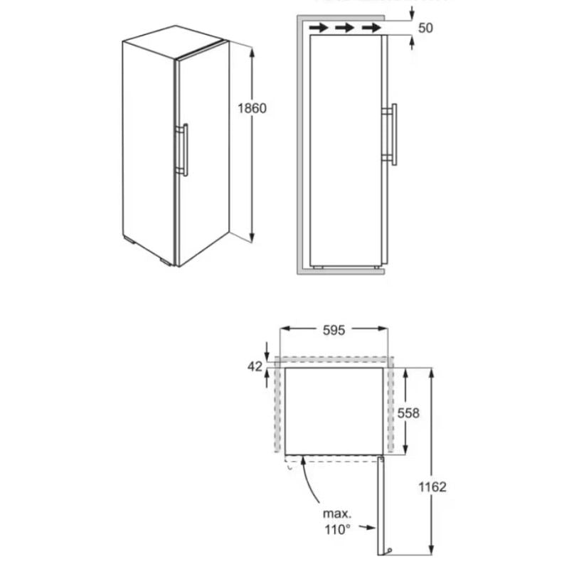 ELECTROLUX LNT7ME36G2 fridge-freezer AGD - Produkty/Lodówki wolnostojące Your Sports Performance