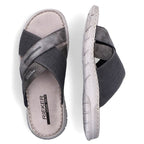 Comfortable Rieker M RKR581 gray flip-flops Footwear/Lifestyle/Rieker Your Sports Performance