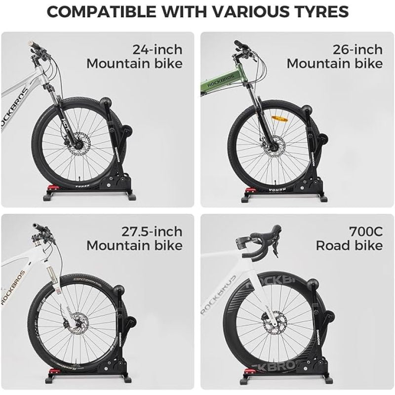 Rockbros Folding Bike Stand 24-27.5" Black Rockbros/Akcesoria Rowerowe/Stojaki Rowerowe Your Sports Performance