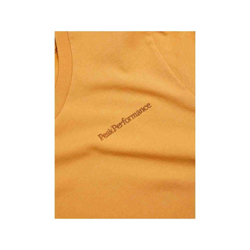 Peak Performance W Original Small Logo Tee Orange Peak Performance