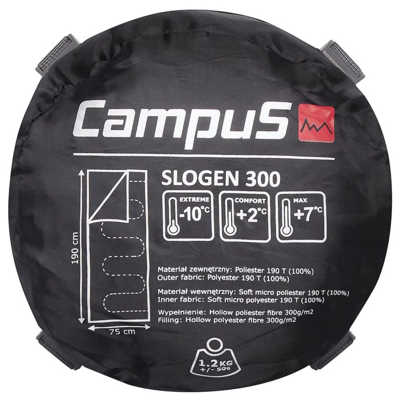Campus Slogen 300 Right Sleeping Bag CUP701123200 Accessories/Tourist equipment Your Sports Performance