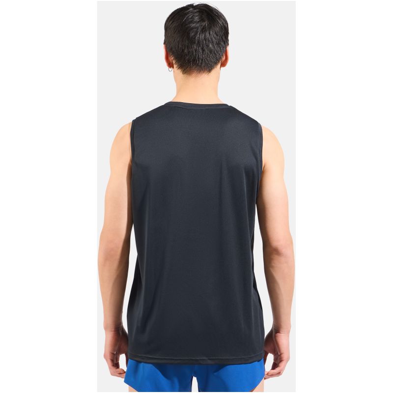 Men’s Odlo ESSENTIAL Tank Top with Crew Neck, Black