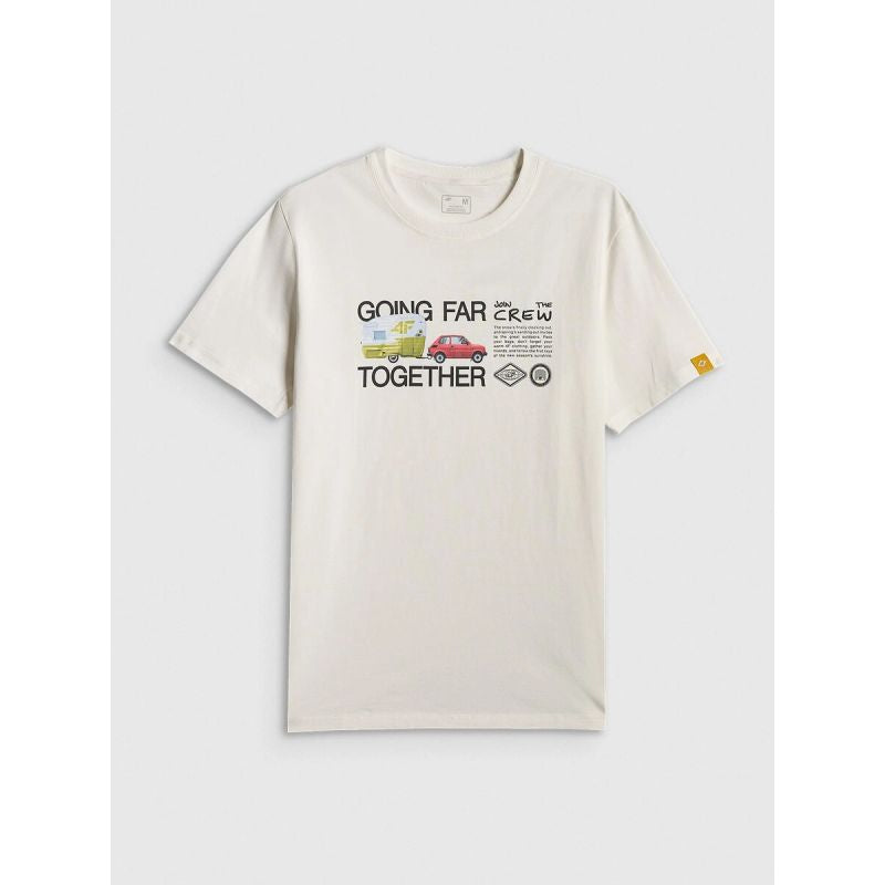 Men's regular printed T-shirt 4F 4FRSS26TTSHM3810-11S 4f