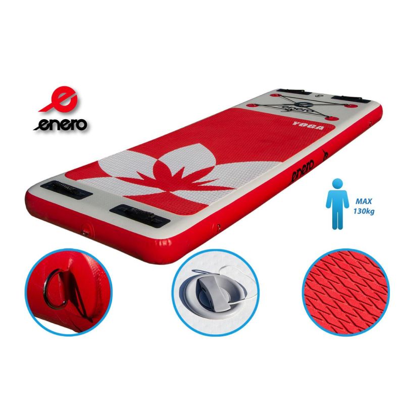 SET - SUP YOGA BOARD 130KG INFLATABLE ENERO 250x91x15CM Accessories Your Sports Performance