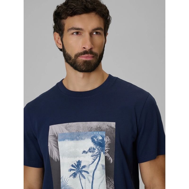 Men's regular printed T-shirt 4F 4FWSS26TTSHM3034-31S 4f