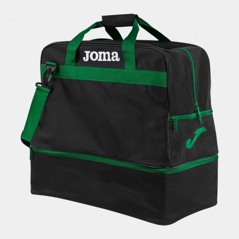 GRANDE TRAINING III SPORT BAG BLACK GREEN Accessories/Bags/Joma/With a double bottom Your Sports Performance