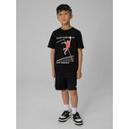 Boys' regular-fit printed T-shirt 4F 4FJRAW26TTSHM4345-20S