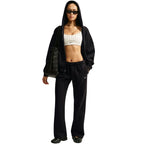 Nike Studio Fleece Medium Weight Women's Pants Black IM8078 001