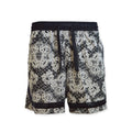 Nike Fly Crossover AOP Shorts Black/Light Bone women's shorts - DC0869-010 Nike