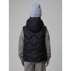 Girls' hooded vest 4F 4FJRSS26TVJAF355-20S