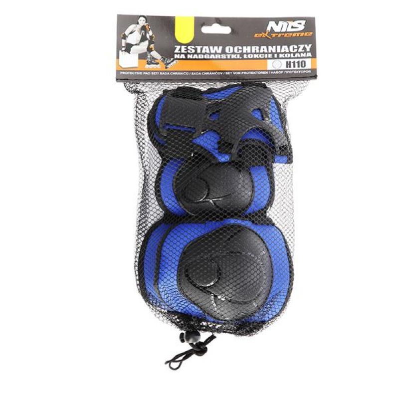 Protectors set Nils Extreme DARK BLUE size XS H110 Accessories/Protectors and knee pads Your Sports Performance