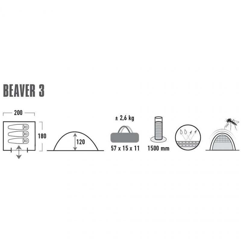 High Peak Beaver 3 10320 Accessories/Tourist equipment Your Sports Performance