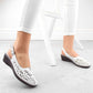 Comfortable women's leather sandals with openwork white T.Sokolski L26-27 T.Sokolski