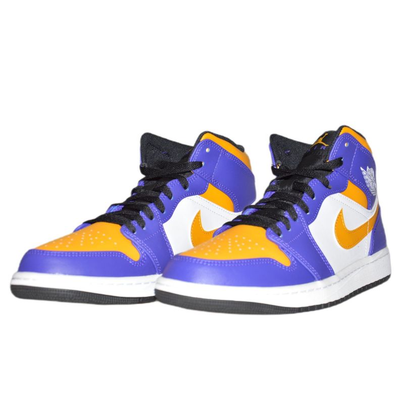 Air Jordan 1 MID Sneakers Los Angeles Lakers LA - DQ8426-517 Obuwie/Buty na co dzień Your Sports Performance