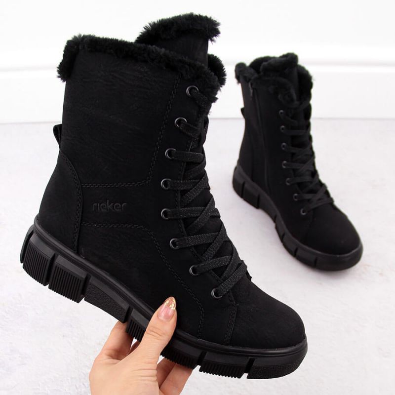 Rieker W X3402-00 RKR743 fur ankle boots Footwear/Lifestyle/Rieker Your Sports Performance