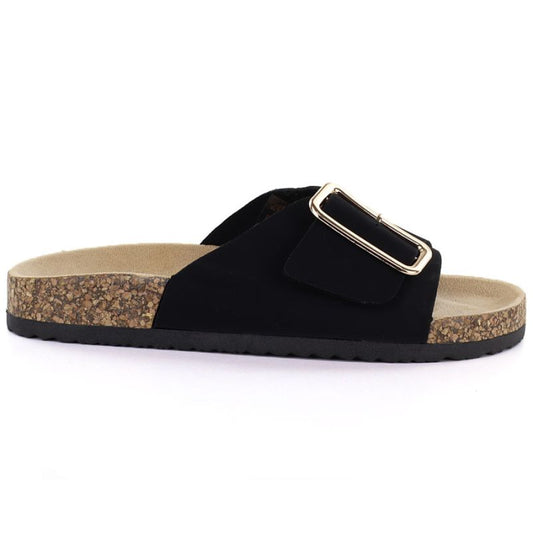 Women's black beach flip-flops Potocki GN17309 Potocki