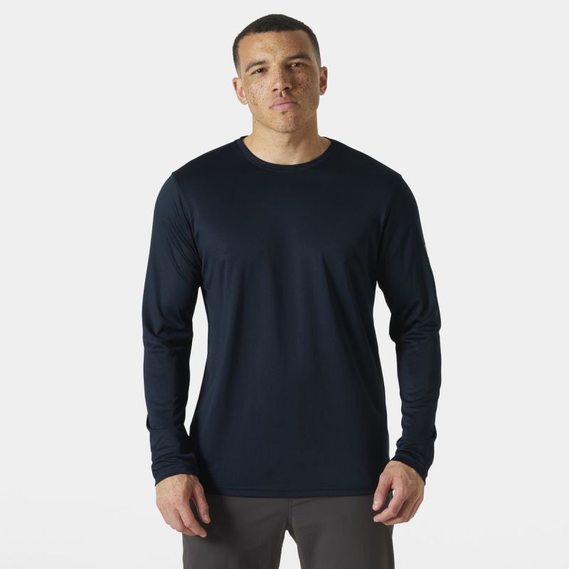 Helly Hansen HH Tech Crew LS 2.0 M T-shirt 49582 597 Clothing/Lifestyle/T-shirts/Helly Hansen Your Sports Performance