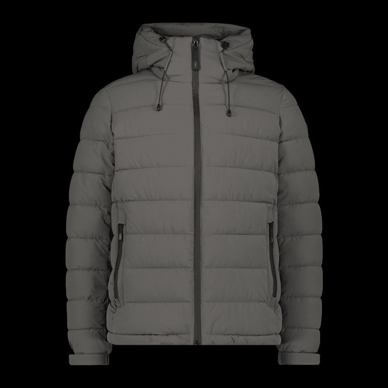 CMP Men's Winter Sports Jacket with Hood, Insulated, Gray (34K0167/E910) CMP