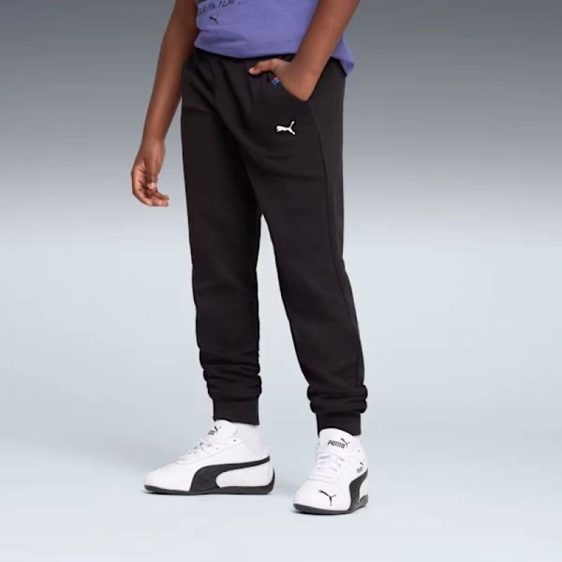Puma BMW MMS Kids' Sweatpants Black Comfortable Sporty Style To be categorized Your Sports Performance