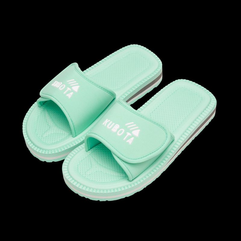 Kubota Velcro Classic Flip Flops Pastel Green K25SS-100-001-17-1 Kubota