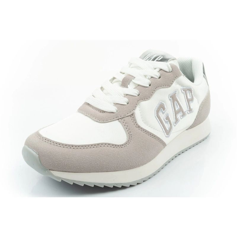 Gap women's sports shoes Nashville Arch Logo sneakers fashionable comfortable white beige Your Sports Performance