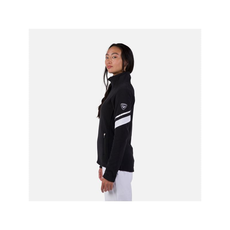 Rossignol W Strawpile Fleece Fz Sweatshirt Black Rossignol