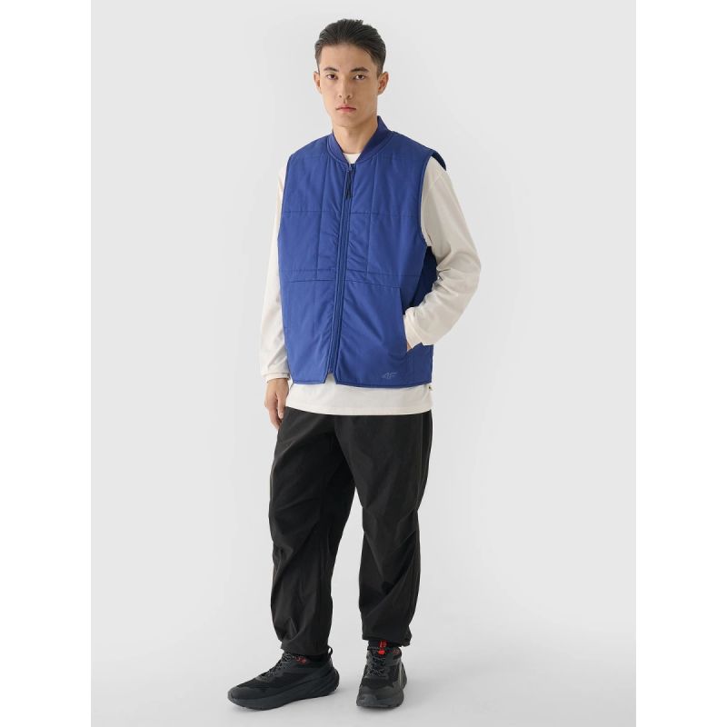 Men's down vest with stand-up collar 4F 4FRAW24TVESM171-31S *Kategoria tymczasowa Your Sports Performance