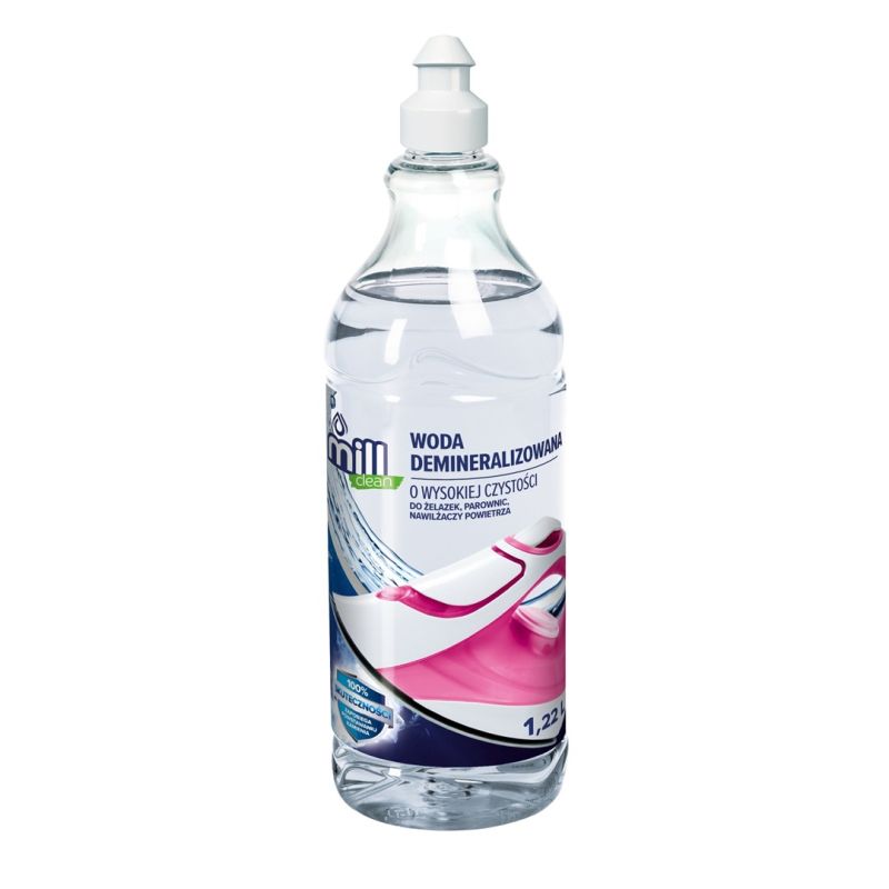 MILL CLEAN Demineralized water for irons, steamers, and humidifiers. Ironing product 1.22 L Chemia/Woda destylowana Your Sports Performance