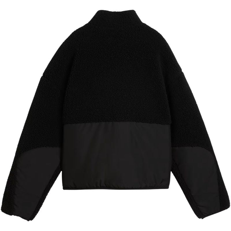 Women's black Puma Re:Fibre Sherpa jacket 694567 01