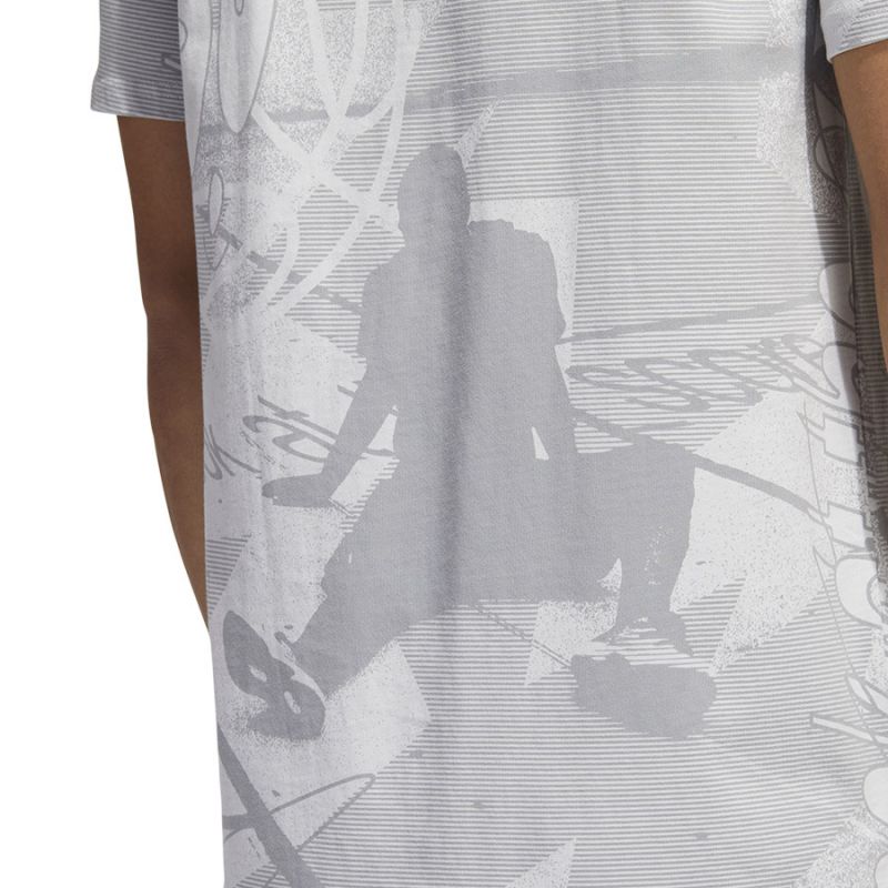 Adidas Iginite Aop Tee M HL0087 Clothing/Lifestyle/T-shirts Adidas