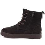 Women's leather ankle boots in chocolate suede Sergio Leone BT-30