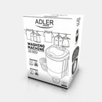 Adler AD 8051 travel washing machine (1000 rpm; 3 kg; 370 mm; blue) AGD - Produkty/Pralki wolnostojące Your Sports Performance