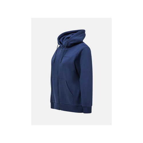 Peak Performance W Original Small Logo Zip Sweatshirt Blue