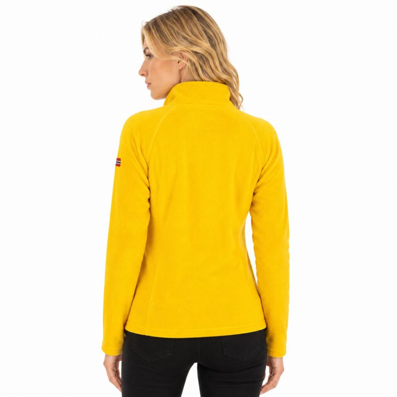 Geographical Norway TUG FZ MUSTARD DB LADY 268 Women's Fleece Jacket (WA1720F/GN-MUSTARD)