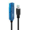 Lindy 43157 USB Cable USB 3.2 Gen 1 (3.1 Gen 1) 10m USB A Black Kable i adaptery/Kable USB Your Sports Performance