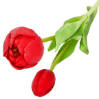 BOUQUET OF 5 RED PEONY TULIPS 39 CM LIFE-LIKE SPRING DECORATION Home and Garden/Equipment Your Sports Performance