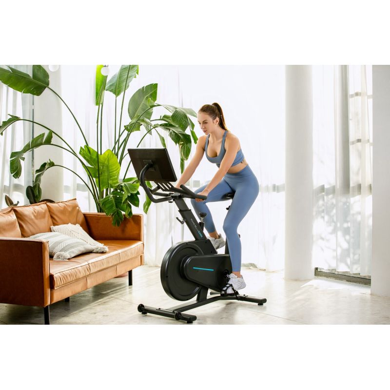 OVICX Q200X magnetic exercise bike with 15.6" TFT touchscreen, WIFI bluetooth & app In preparation Your Sports Performance
