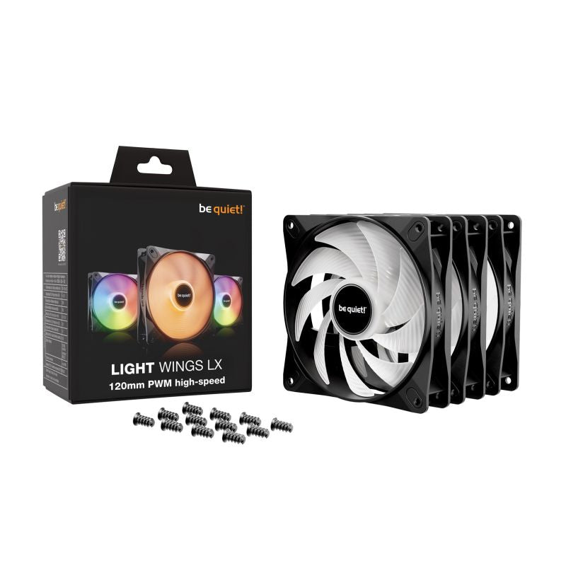 BE QUIET FAN! Light Wings LX 120mm PWM high-speed Triple Pack Chłodzenie/Chłodzenie - wentylatory Your Sports Performance