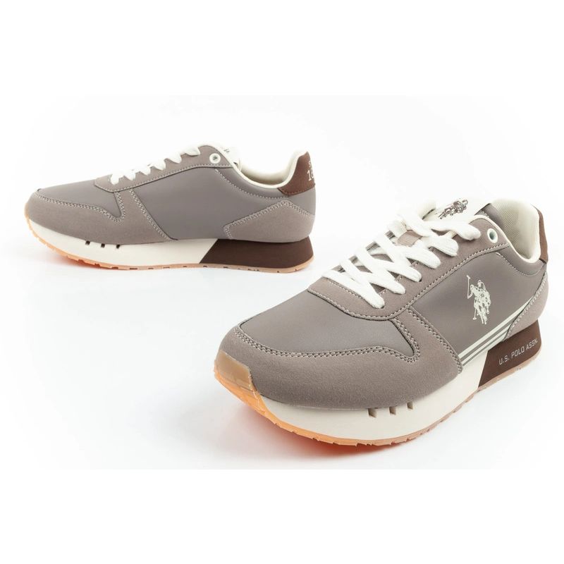 US Polo Assn sports shoes sneakers men's fashionable comfortable brown Your Sports Performance