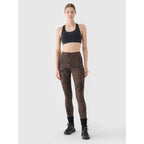 Women's high-waisted leggings 4F 4FWAW24TTIGF193-90A *Kategoria tymczasowa Your Sports Performance