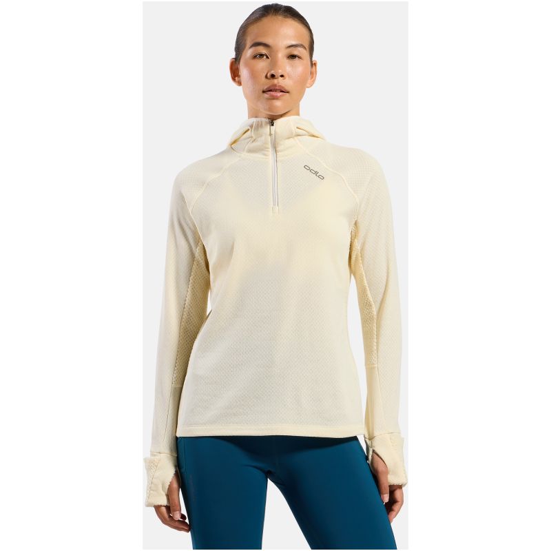 Odlo X-ALP Midlayer Hoody Women’s Hoodie, Beige
