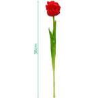 RED TULIP 38CM LIFE-LIKE SPRING DECORATION Home and Garden/Equipment Your Sports Performance