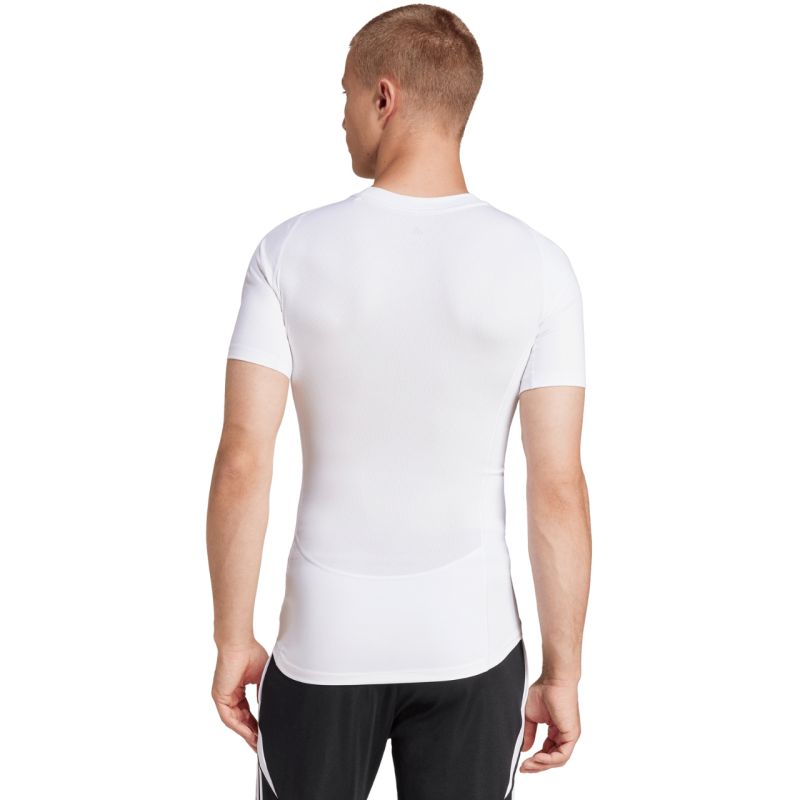 Men's adidas Techfit Short Sleeve Tee white JP4675 adidas