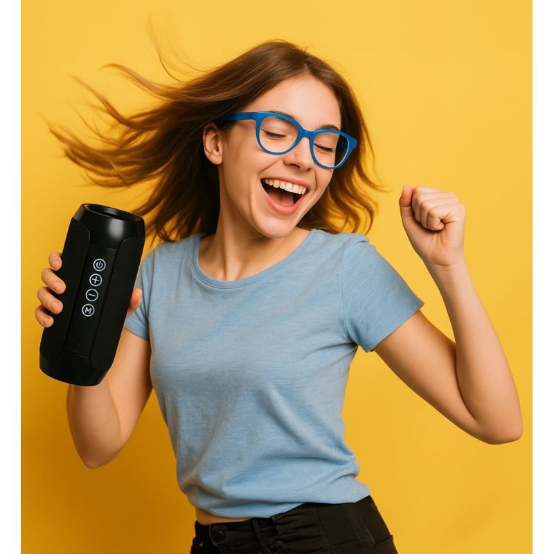 SQUEAK JET BLUETOOTH SPEAKER 5.3, 14W, FM RADIO, MICROSD, AUX, USB, USB-C SQ1008 In preparation Your Sports Performance